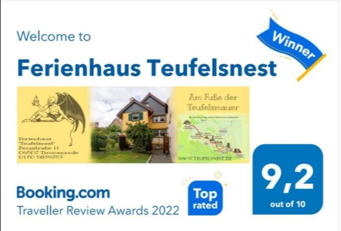 Ferienhaus Teufelsnest Timmenrode Exteriér fotografie